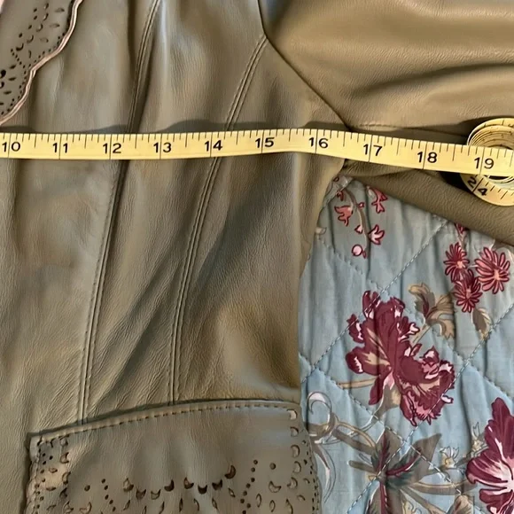 WILSON LEATHER NEW GREEN JACKET - Picture 9 of 13